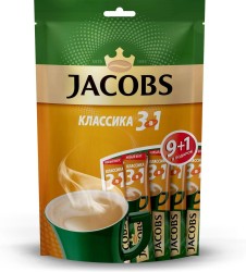 Кофе, Jacobs (Якобс) 12 г 3 в 1 классика мультипак